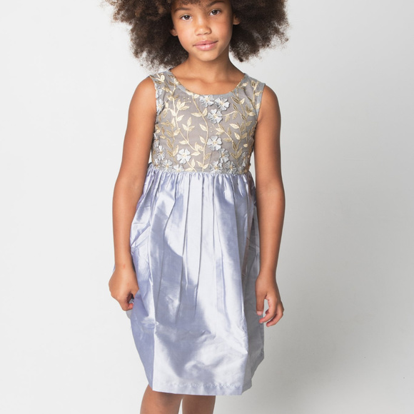 NEW Boho Kids Floral Embroidered Dress - Picture 3 of 5